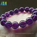 AAA Natural Amethyst Stone Round Ball Loose Gemstone Beads 15.5" 8 10 12mm